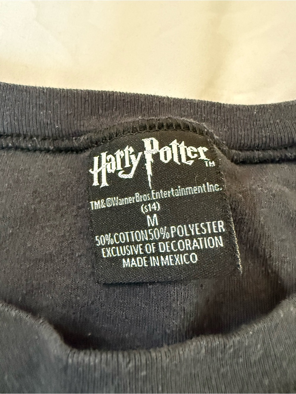 Harry Potter Deathly Hallows Long Sleeve Shirt - Picture 3 of 4